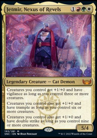 Jetmir, Nexus of Revels (Promo Pack) [Streets of New Capenna Promos] | North Valley Games