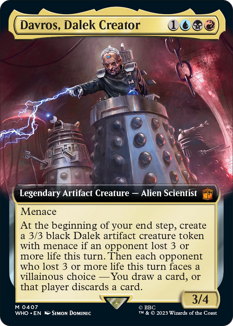 Davros, Dalek Creator (Extended Art) [Doctor Who] | North Valley Games