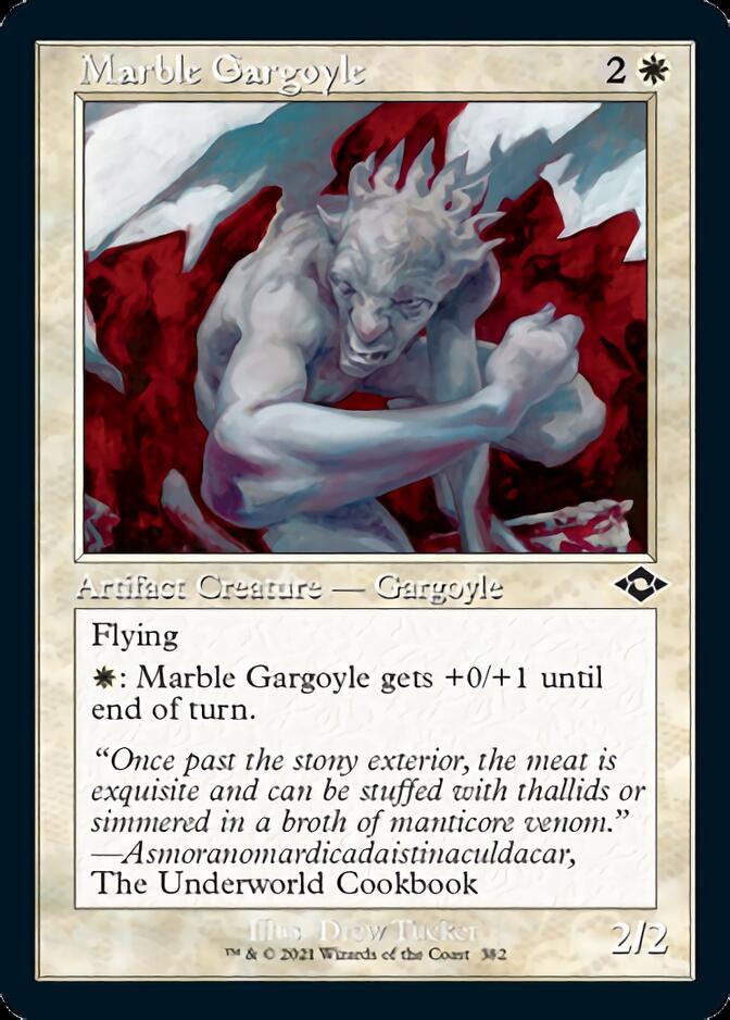 Marble Gargoyle (Retro Foil Etched) [Modern Horizons 2] | North Valley Games