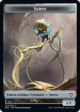 Myr // Servo Double-Sided Token [The Brothers' War Commander Tokens] | North Valley Games