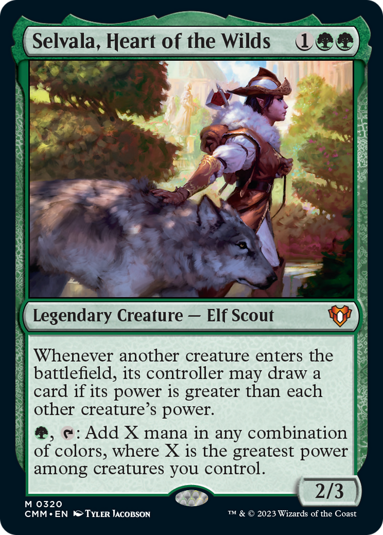 Selvala, Heart of the Wilds [Commander Masters] | North Valley Games