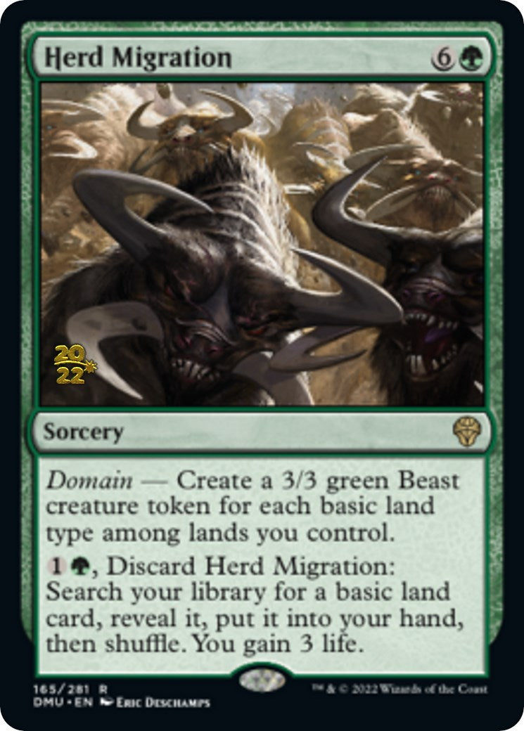 Herd Migration [Dominaria United Prerelease Promos] | North Valley Games