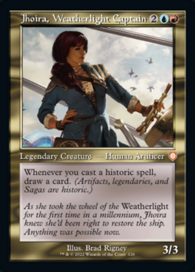 Jhoira, Weatherlight Captain (Retro) [The Brothers' War Commander] | North Valley Games