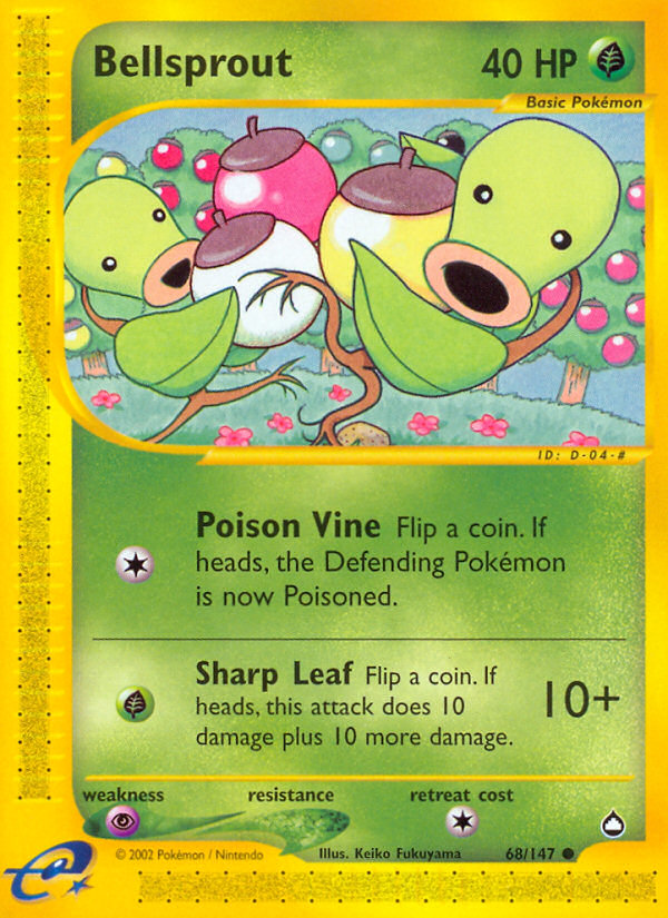 Bellsprout (68/147) [Aquapolis] | North Valley Games