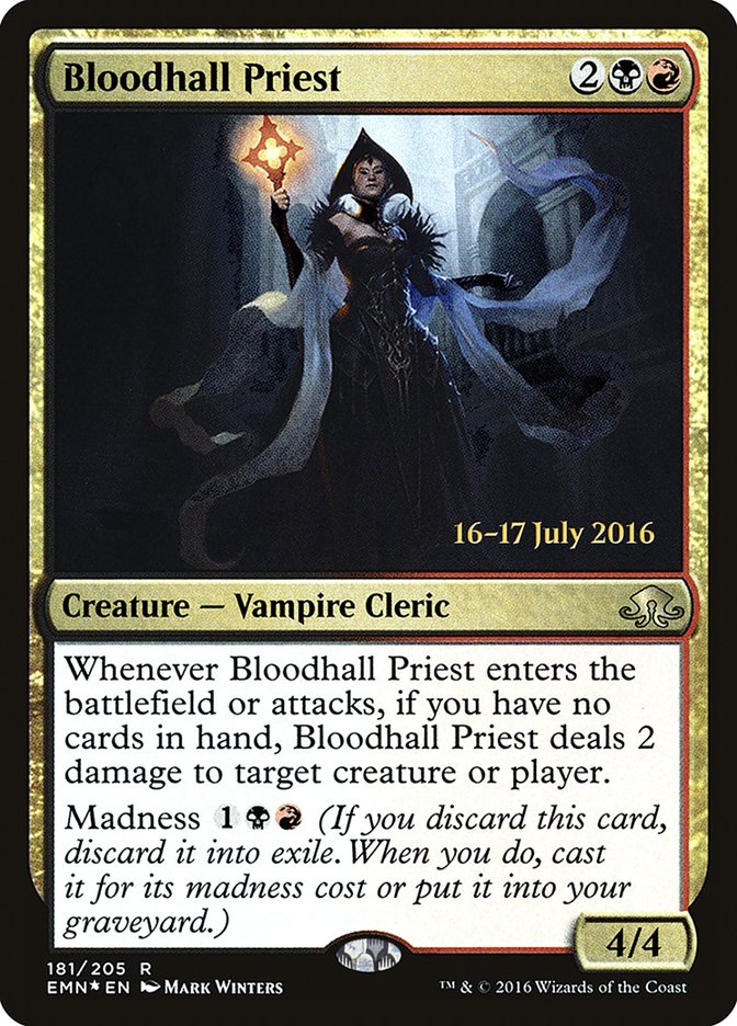 Bloodhall Priest [Eldritch Moon Prerelease Promos] | North Valley Games