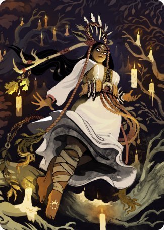Candlegrove Witch 2 Art Card [Innistrad: Midnight Hunt Art Series] | North Valley Games