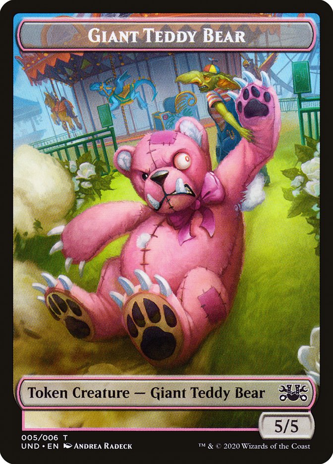 Giant Teddy Bear // Acorn Stash Double-Sided Token [Unsanctioned Tokens] | North Valley Games