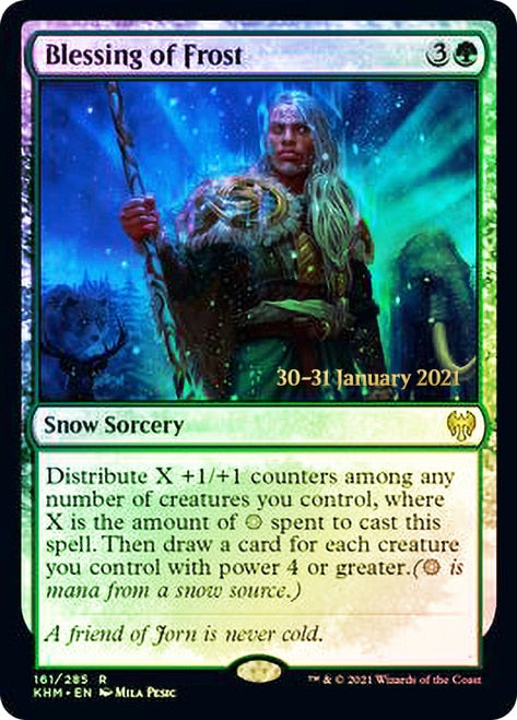 Blessing of Frost [Kaldheim Prerelease Promos] | North Valley Games