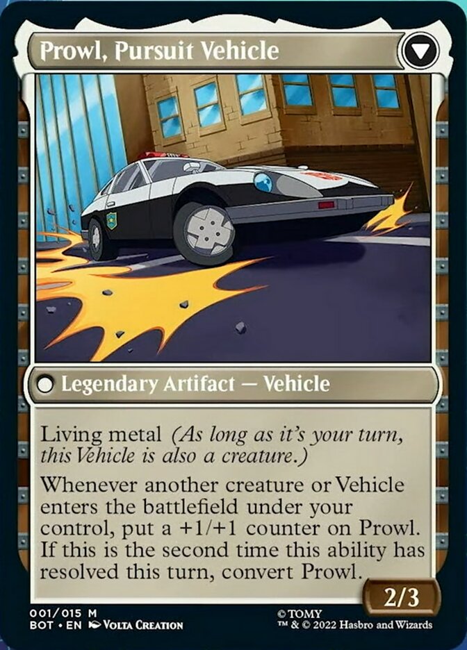 Prowl, Stoic Strategist // Prowl, Pursuit Vehicle [Transformers] | North Valley Games