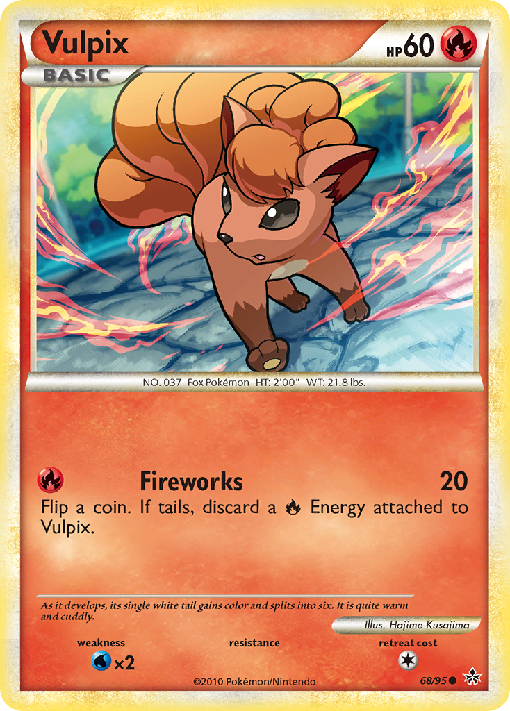 Vulpix (68/95) [HeartGold & SoulSilver: Unleashed] | North Valley Games