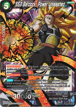 SS3 Bardock, Power Unleashed (BT3-109) [Cross Worlds] | North Valley Games