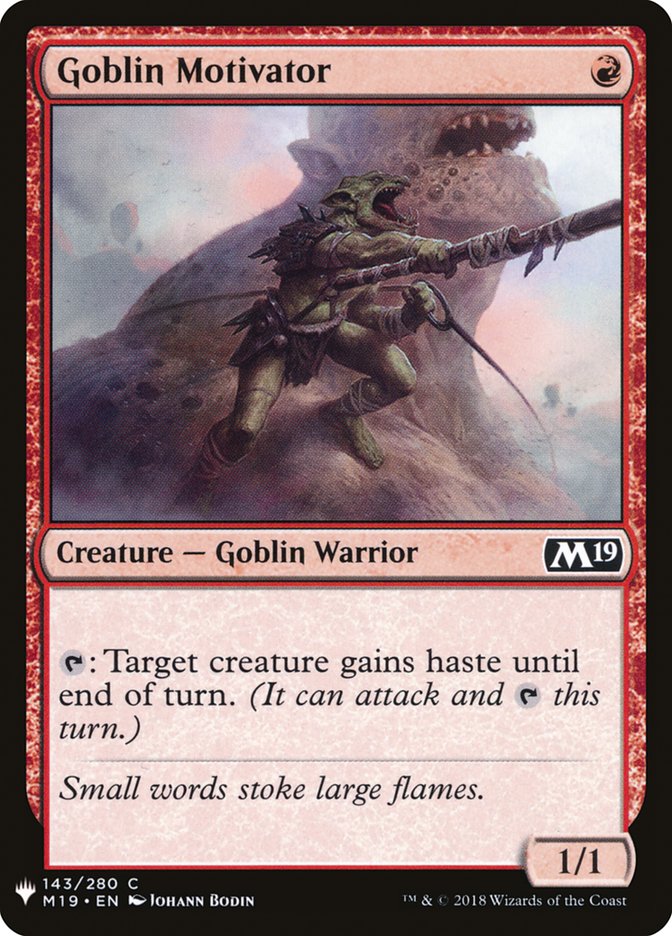 Goblin Motivator [Mystery Booster] | North Valley Games