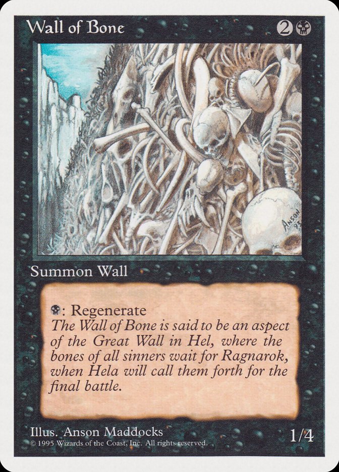 Wall of Bone [Rivals Quick Start Set] | North Valley Games