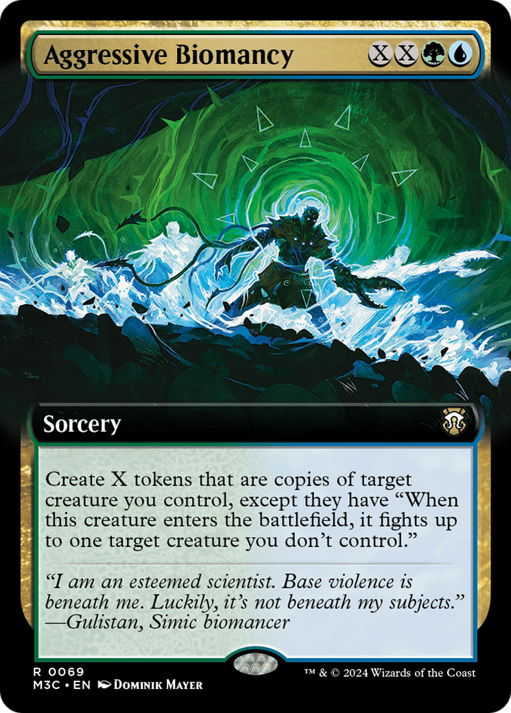Aggressive Biomancy (Extended Art) [Modern Horizons 3 Commander] | North Valley Games