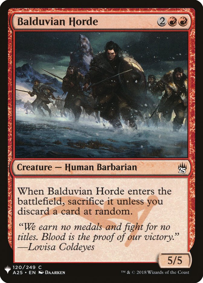 Balduvian Horde [Mystery Booster] | North Valley Games