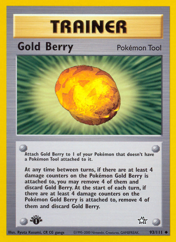 Gold Berry (93/111) [Neo Genesis 1st Edition] | North Valley Games