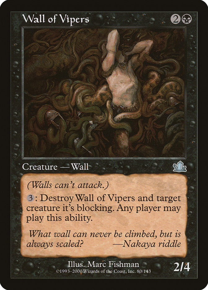 Wall of Vipers [Prophecy] | North Valley Games