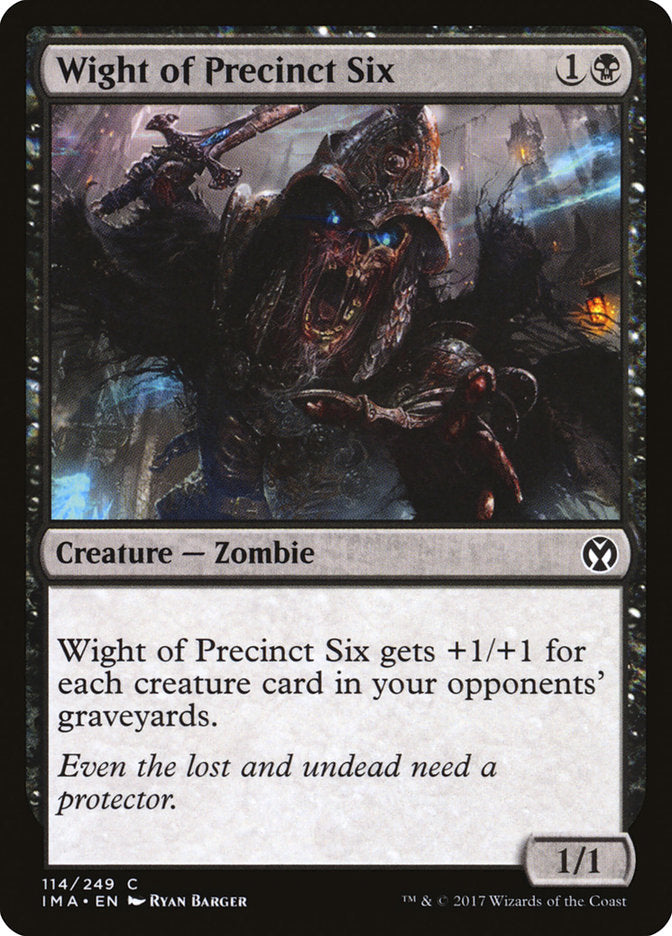 Wight of Precinct Six [Iconic Masters] | North Valley Games