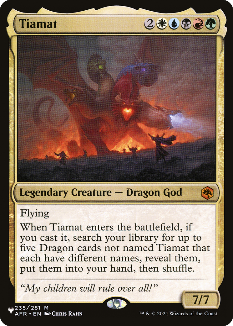Tiamat [The List] | North Valley Games
