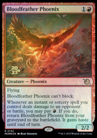 Bloodfeather Phoenix [March of the Machine Prerelease Promos] | North Valley Games