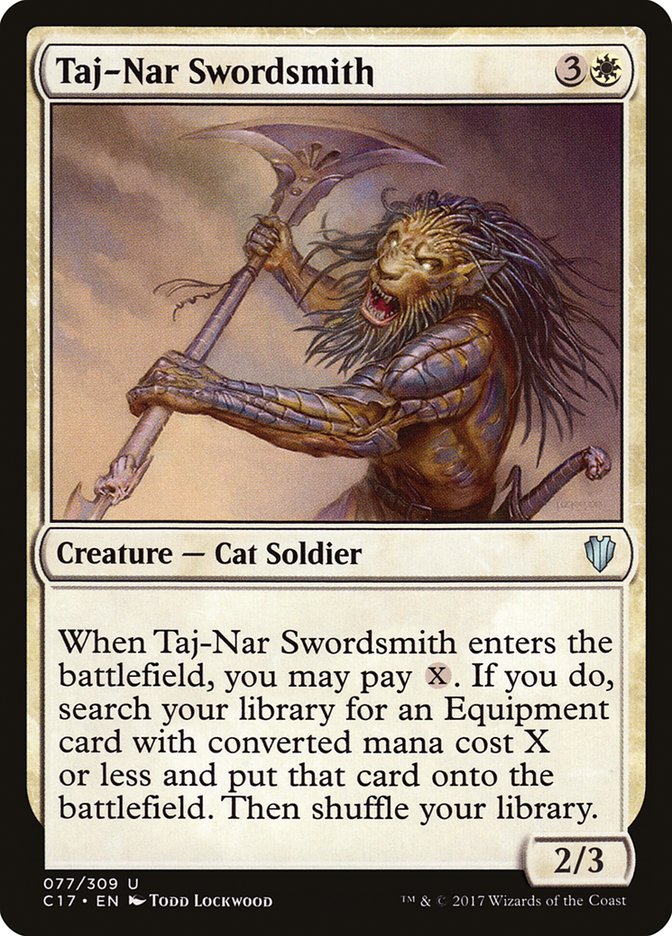 Taj-Nar Swordsmith [Commander 2017] | North Valley Games