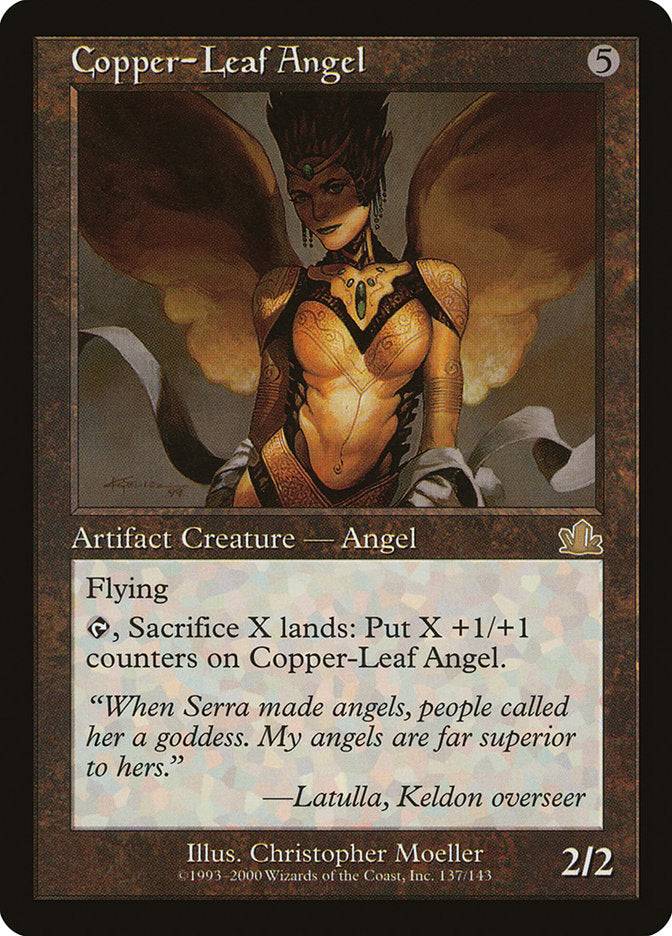 Copper-Leaf Angel [Prophecy] | North Valley Games