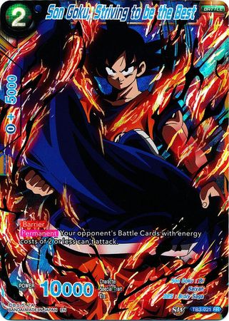 Son Goku, Striving to be the Best (TB3-021) [Clash of Fates] | North Valley Games