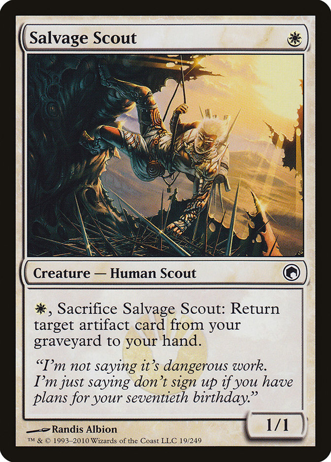 Salvage Scout [Scars of Mirrodin] | North Valley Games