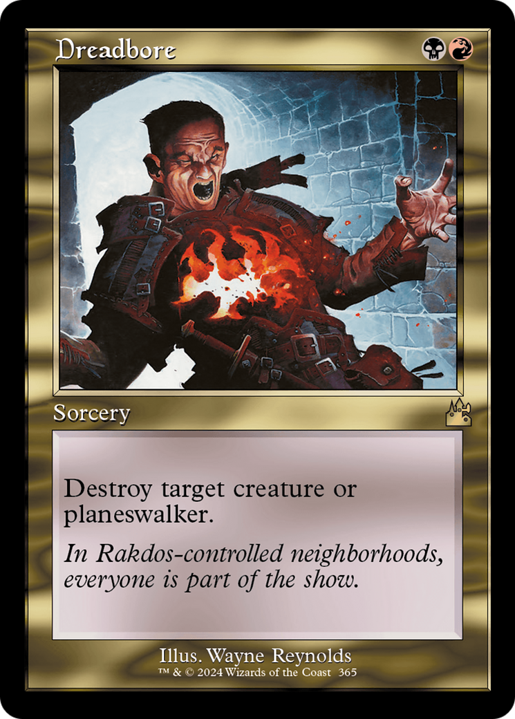 Dreadbore (Retro Frame) [Ravnica Remastered] | North Valley Games