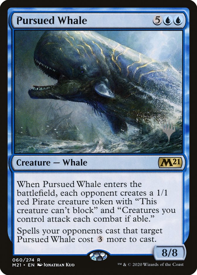 Pursued Whale (Promo Pack) [Core Set 2021 Promos] | North Valley Games