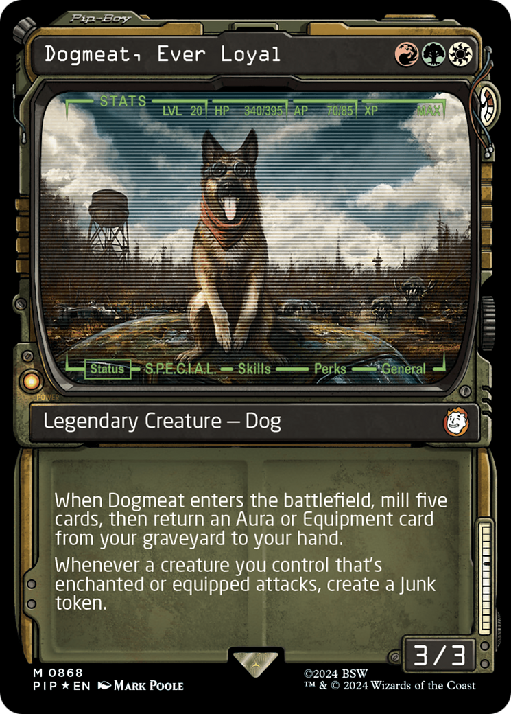 Dogmeat, Ever Loyal (Showcase) (Surge Foil) [Fallout] | North Valley Games