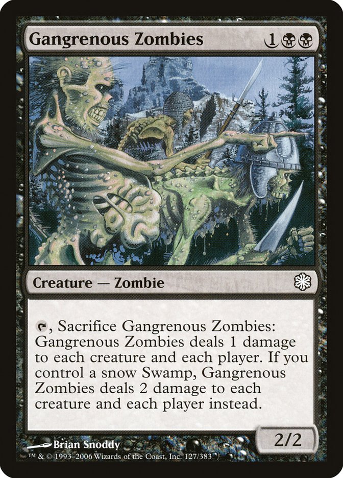 Gangrenous Zombies [Coldsnap Theme Decks] | North Valley Games