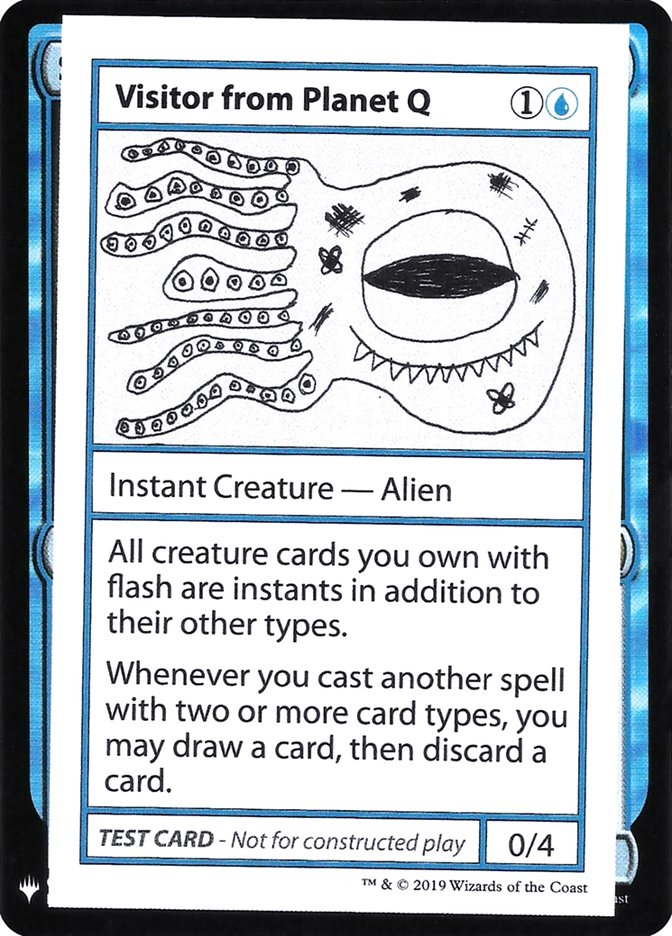 Visitor from Planet Q [Mystery Booster Playtest Cards] | North Valley Games
