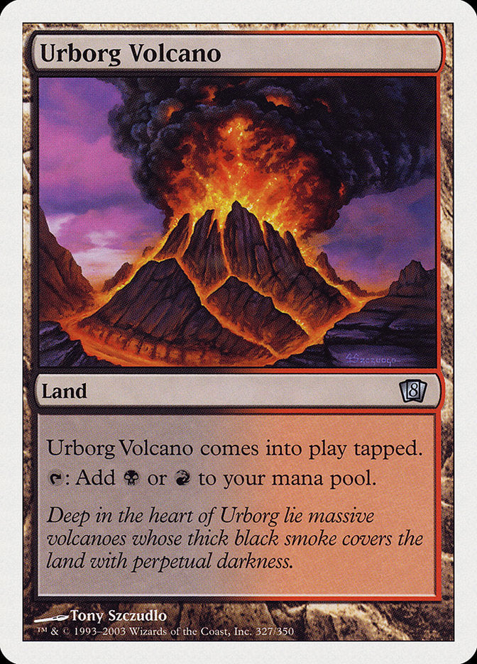 Urborg Volcano [Eighth Edition] | North Valley Games
