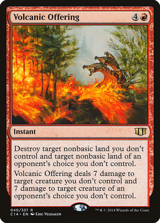 Volcanic Offering [Commander 2014] | North Valley Games