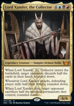 Lord Xander, the Collector (Promo Pack) [Streets of New Capenna Promos] | North Valley Games