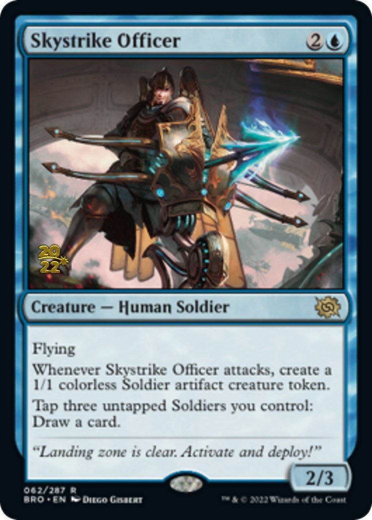 Skystrike Officer [The Brothers' War Prerelease Promos] | North Valley Games