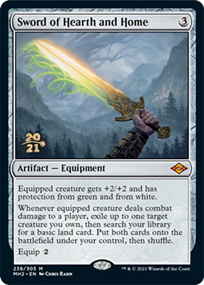 Sword of Hearth and Home [Modern Horizons 2 Prerelease Promos] | North Valley Games