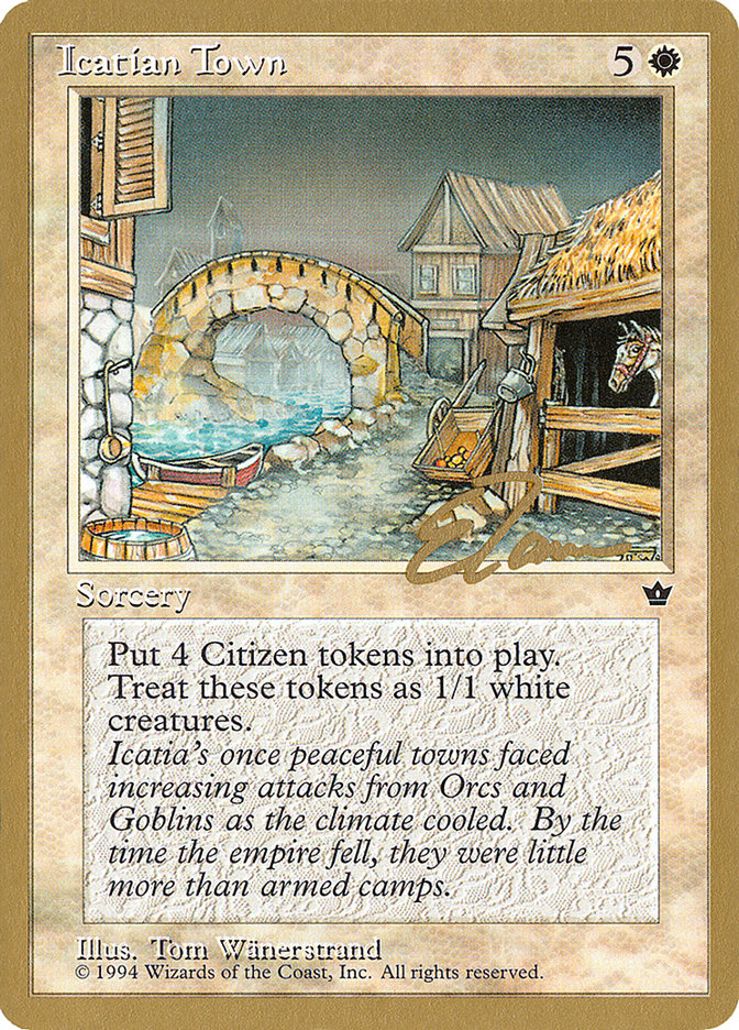 Icatian Town (Eric Tam) [Pro Tour Collector Set] | North Valley Games