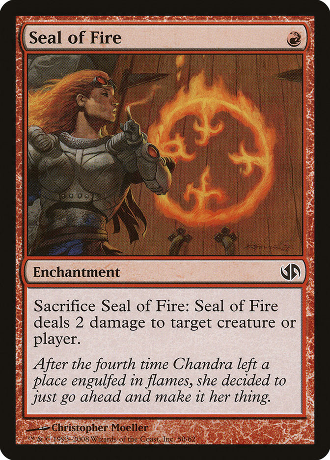 Seal of Fire [Duel Decks: Jace vs. Chandra] | North Valley Games