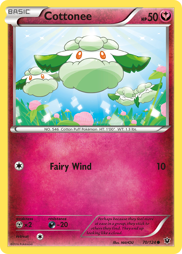 Cottonee (70/124) [XY: Fates Collide] | North Valley Games
