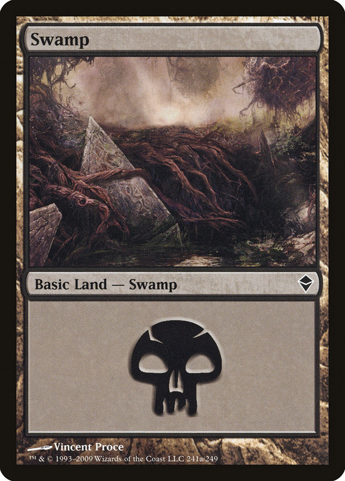 Swamp (241a) [Zendikar] | North Valley Games