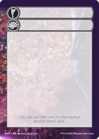 Helper Card (3/9) [Kamigawa: Neon Dynasty Tokens] | North Valley Games