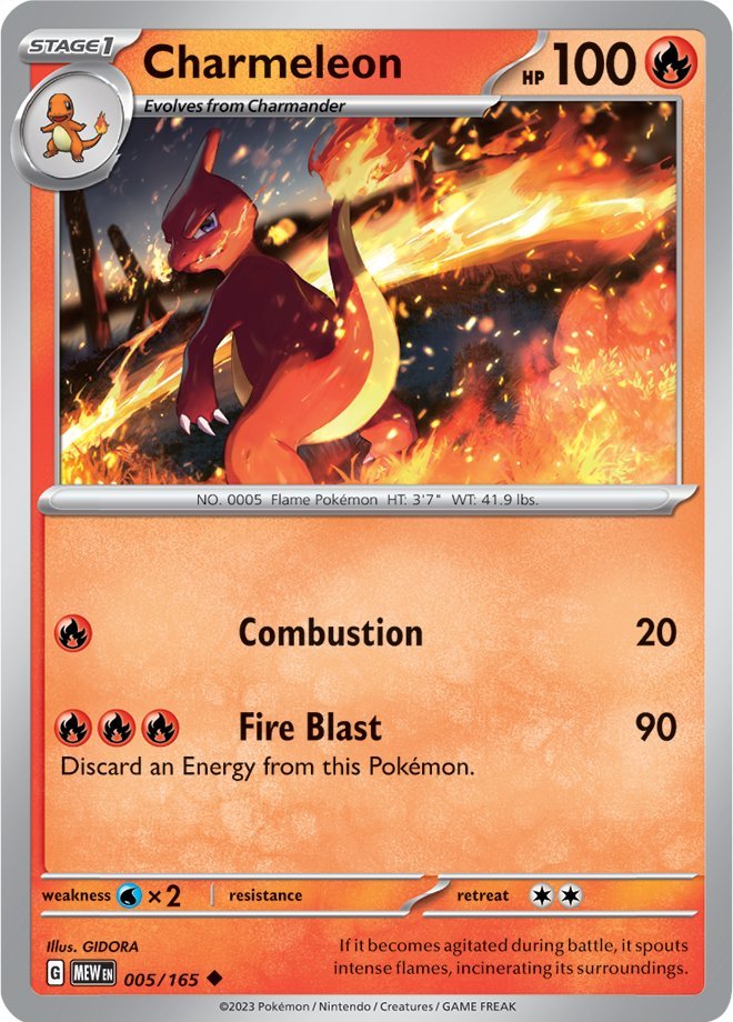 Charmeleon (005/165) [Scarlet & Violet: 151] | North Valley Games