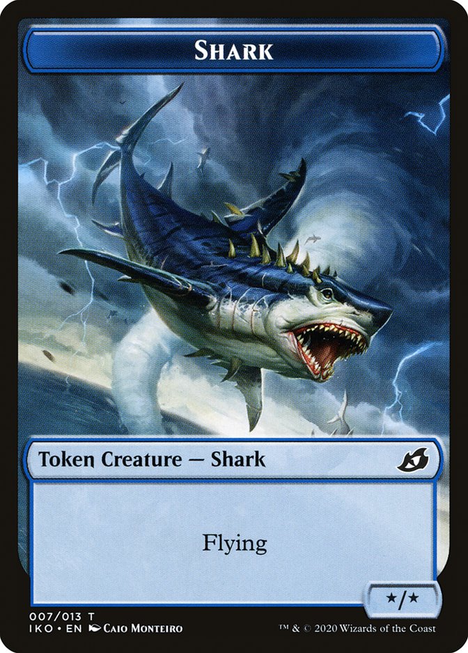 Shark Token [Ikoria: Lair of Behemoths Tokens] | North Valley Games