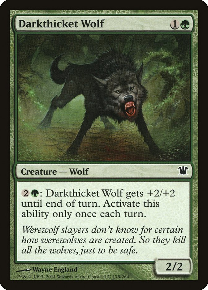 Darkthicket Wolf [Innistrad] | North Valley Games