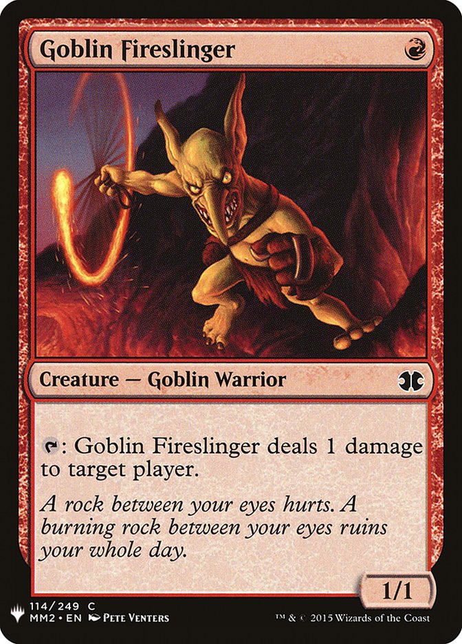 Goblin Fireslinger [Mystery Booster] | North Valley Games
