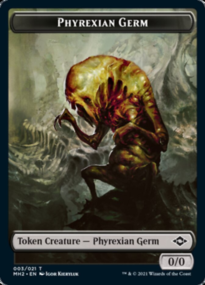 Phyrexian Germ // Squirrel Double-Sided Token [Modern Horizons 2 Tokens] | North Valley Games