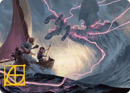 Hall of Storm Giants Art Card (Gold-Stamped Signature) [Dungeons & Dragons: Adventures in the Forgotten Realms Art Series] | North Valley Games