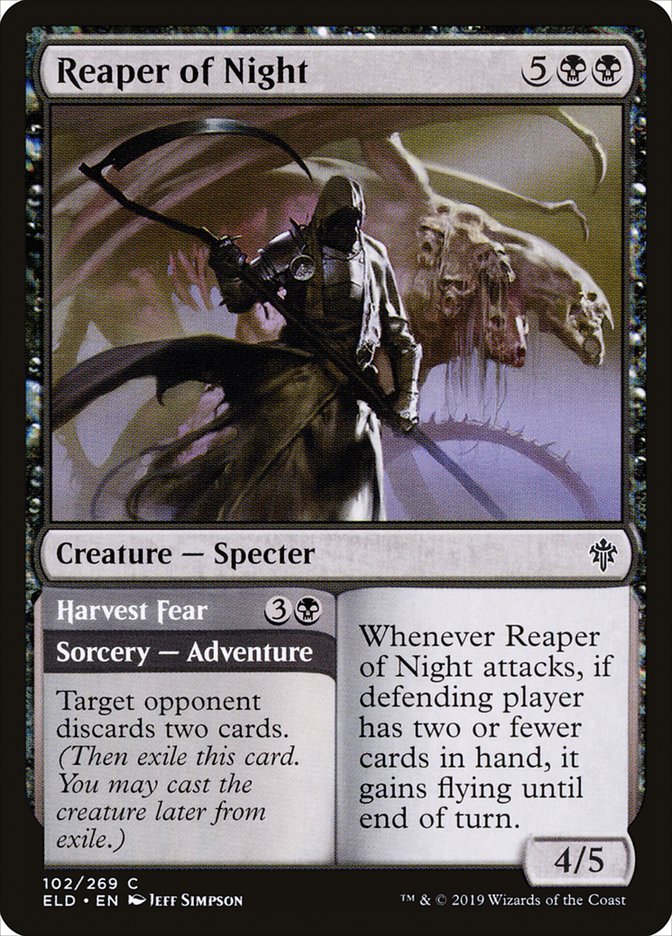 Reaper of Night // Harvest Fear [Throne of Eldraine] | North Valley Games